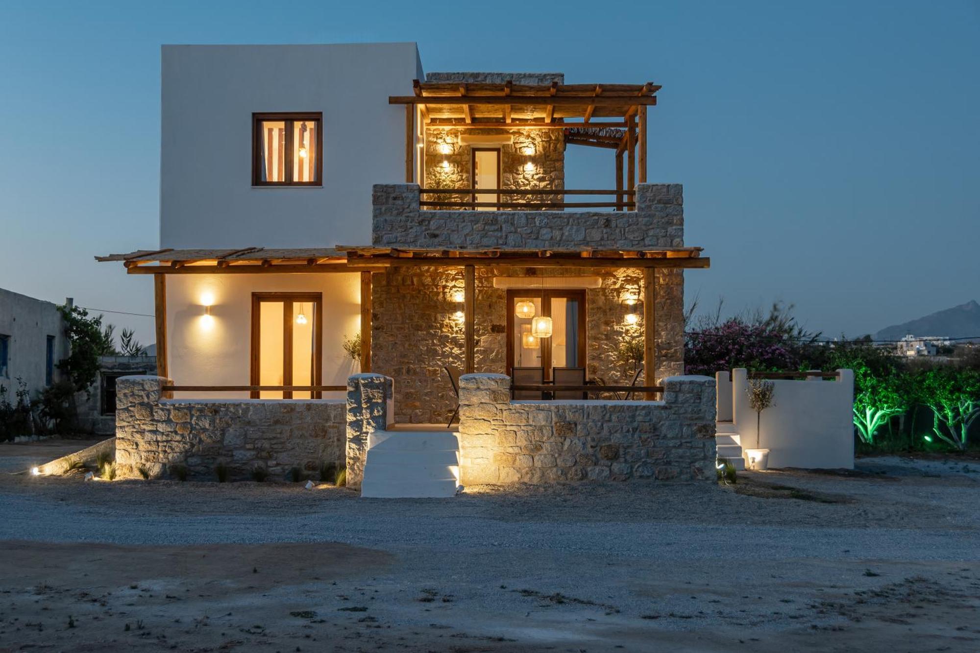 Naxos Beachwalk Villa Plaka Maragkas Ngoại thất bức ảnh